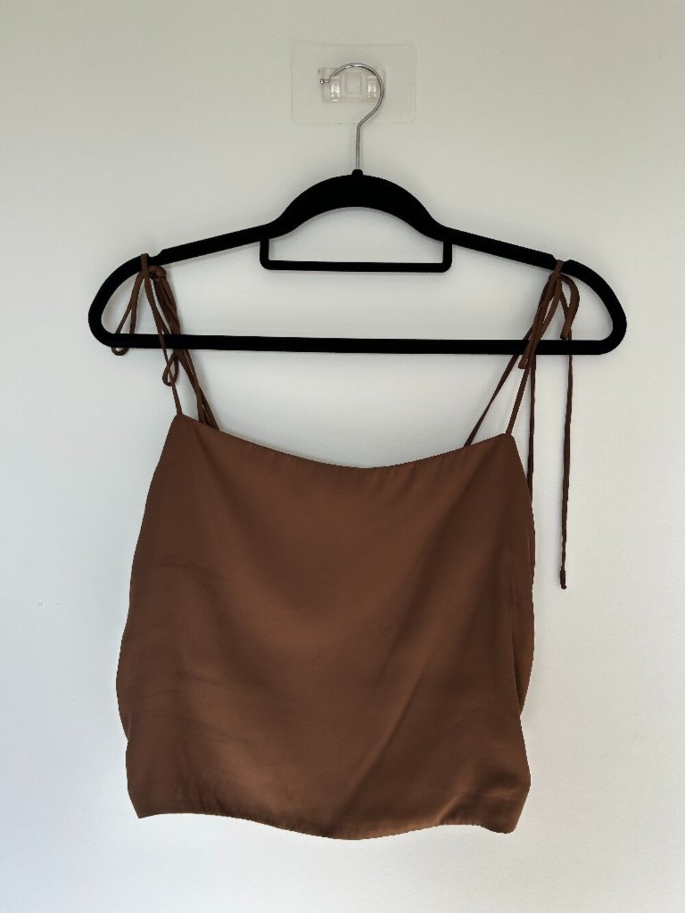 Urban Outfitters Women's Brown Crop-top Size Large